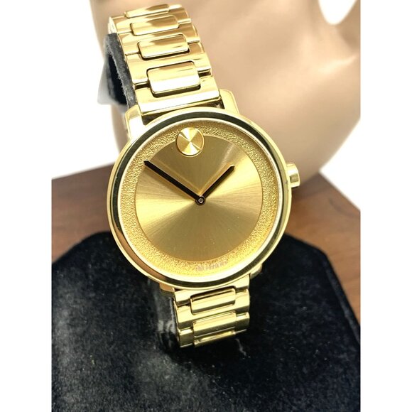Movado Women\'s Watch 3600502 Bold Sugar Dial Swiss Quartz 34mm Gold Steel main image 7